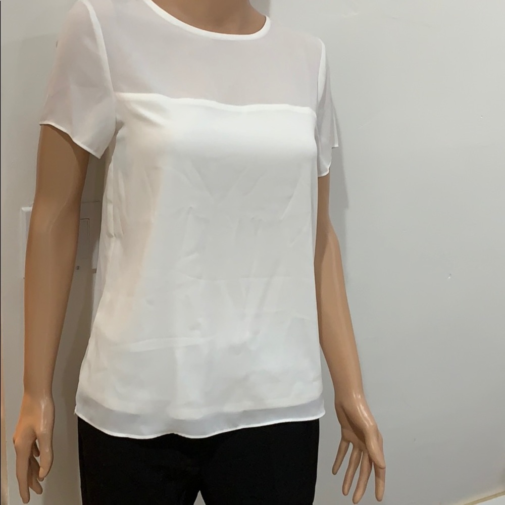 H by Halston White Blouse